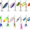 Spinner Fishing Lures Kit for Bass Trout Walleye Freshwater Saltwater