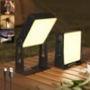 Rechargeable LED Camping Lanterns Dimmable Emergency Flashlight Lights Two Pack