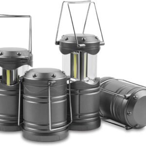 Portable LED Camping Lantern Set Battery Powered Emergency Hanging Lights