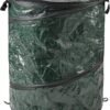 29.5 Gallon Collapsible Pop Up Outdoor Trash Can Camping Storage