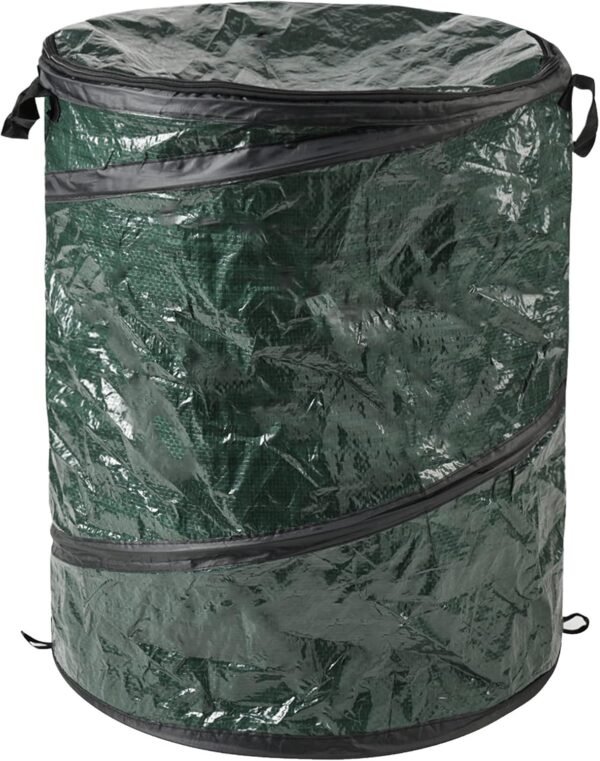 29.5 Gallon Collapsible Pop Up Outdoor Trash Can Camping Storage