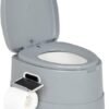 Portable Camping Toilet Detachable Bucket Lightweight Compact Outdoor Emergency Commode
