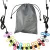 Retractable Portable Clothesline with Clips Travel Outdoor Indoor Laundry Drying Rope