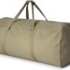 Heavy Duty Canvas Travel Duffle Bag Large Camping Storage Carrier