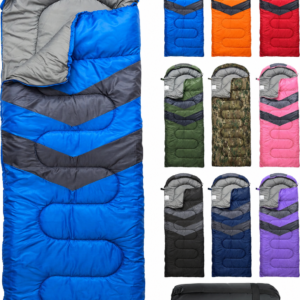 Lightweight Cold Weather Sleeping Bag for Kids and Adults Camping Outdoor