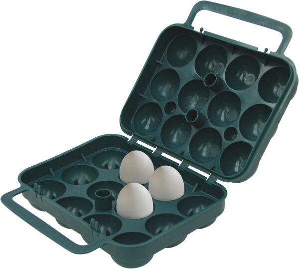 Egg Storage Container for Camping Travel Durable Portable Egg Carrier Case