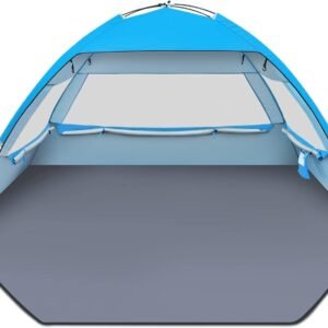 Beach Sun Shelter Tent UPF 50+ Lightweight Portable Canopy Cabana Outdoor Shade