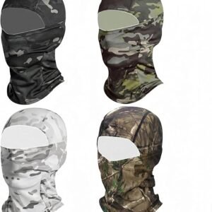 2 4 Pack Balaclava Face Mask UV Protection Hood Outdoor Head Cover