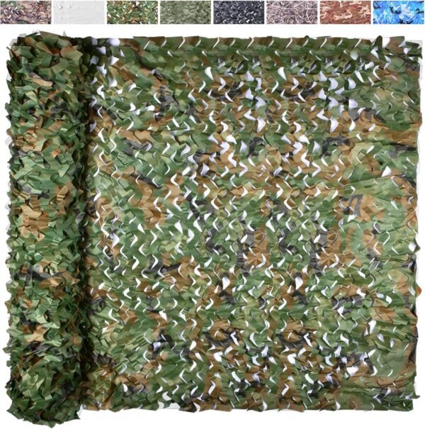 Heavy Duty Camouflage Netting Tarp for Hunting Camping Party Decorations