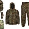 Lightweight 3D Leafy Ghillie Suit Set for Hunting Outdoor Concealment