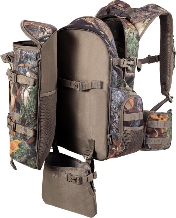 Large Camouflage Hunting Backpack with Rifle Bow Storage Outdoor Gear