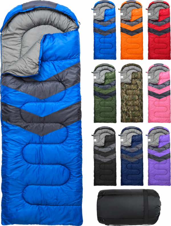 Lightweight Cold Weather Sleeping Bag for Kids and Adults Camping Outdoor