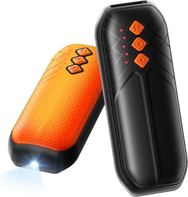 Portable AI Rechargeable Hand Warmers 2 Pack with LED Heating Control