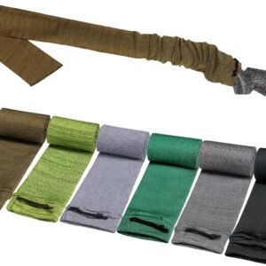 2 6 Pack Silicone Treated Rifle Socks for Guns Storage and Hunting Protection
