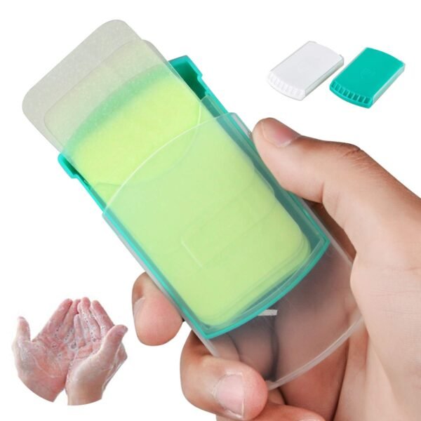 Portable Hand Soap Sheets Travel Camping Paper Soap for Outdoor Use
