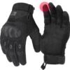 2 Tactical Motorcycle Gloves with Hard Shell Touchscreen Protective Sports Gloves