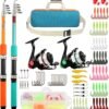 Telescopic Fishing Rod Reel Combo Kit with Tackle Bag Accessories