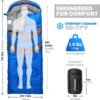 Lightweight Cold Weather Sleeping Bag for Kids and Adults Camping Outdoor