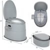 Portable Camping Toilet Detachable Bucket Lightweight Compact Outdoor Emergency Commode