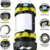 2 Pack Rechargeable LED Camping Lantern 1000LM Waterproof Emergency Outdoor Light