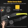 2 Pack Rechargeable Headlamp 230° Wide Beam Motion Sensor Waterproof LED Light