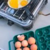 Egg Storage Container for Camping Travel Durable Portable Egg Carrier Case