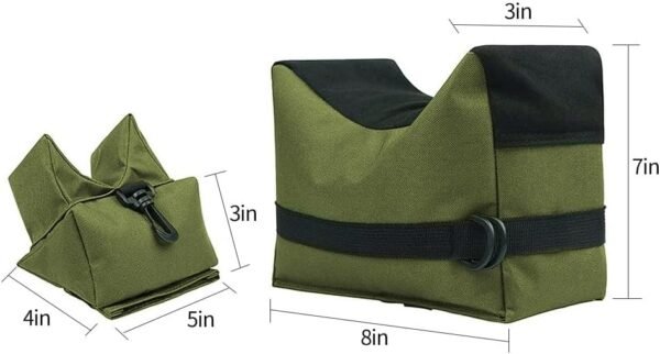 Shooting Rest Sandbags Front Rear Rifle Support Stand Hunting Gear