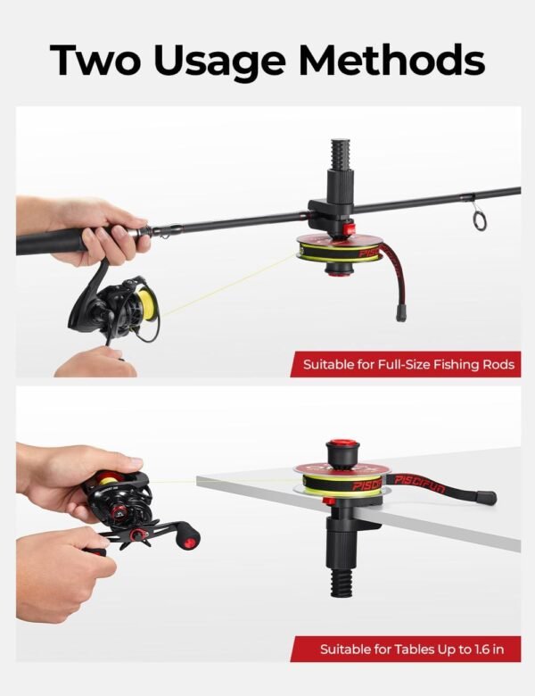 3 Portable Fishing Line Spooler Tool for Spinning Baitcasting Reels