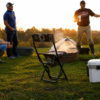 Portable High Back Hunting Blind Chair Lightweight Foldable Outdoor Seating