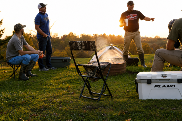 Portable High Back Hunting Blind Chair Lightweight Foldable Outdoor Seating