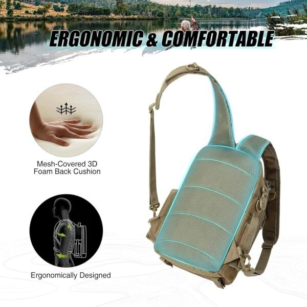 Lightweight Fishing Backpack with Rod Holder Tackle Storage Outdoor Gear Pack