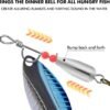 Spinner Fishing Lures Kit for Bass Trout Walleye Freshwater Saltwater