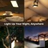 Rechargeable LED Camping Lanterns Dimmable Emergency Flashlight Lights Two Pack