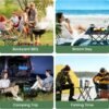 Portable Folding Camping Tables Lightweight Beach Picnic Outdoor Table Set