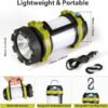 2 Pack Rechargeable LED Camping Lantern 1000LM Waterproof Emergency Outdoor Light