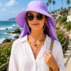 4 Wide Brim Fishing Sun Hat UPF50 Neck Flap Outdoor Safari Cap