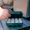 Egg Storage Container for Camping Travel Durable Portable Egg Carrier Case