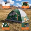 Waterproof Windproof Dome Camping Tent 2-8 Person Quick Setup Family Outdoor Shelter