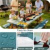 Waterproof Picnic Table Cover Set with Bench Covers Outdoor Camping Essentials
