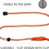 Loud Emergency Safety Whistles with Reflective Lanyards for Outdoor Survival