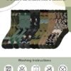 Funny Hunting Crew Socks Cotton Novelty Gift Set for Men