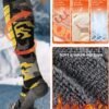 Thermal Merino Wool Knee High Ski Socks for Winter Sports and Outdoor Activities