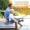 Telescopic Fishing Rod Reel Combo Kit with Tackle Bag Accessories