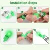 LED Fishing Bite Alarm Bells with Tip Lights Night Fishing Alerts