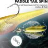 Fishing Soft Swimbaits with BKK Hooks Vibrating Sinking Lures Bass Trout Crappie Walleye
