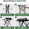 Portable Folding Camping Tables Lightweight Beach Picnic Outdoor Table Set