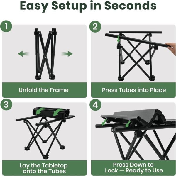 Portable Folding Camping Tables Lightweight Beach Picnic Outdoor Table Set