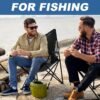 5 Portable Foldable Camping Chairs Lightweight Outdoor Seating Set for Adults