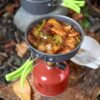 Camping Cookware Set Backpacking Mess Kit Pots Pans Portable Camp Kitchen Gear