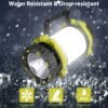 2 Pack Rechargeable LED Camping Lantern 1000LM Waterproof Emergency Outdoor Light